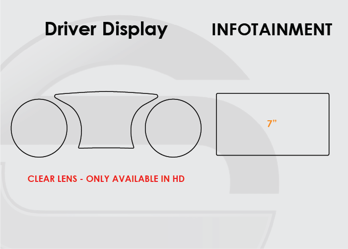 2018 Toyota CHR Screen ProTech Kit Driver Display 7in Infotainment