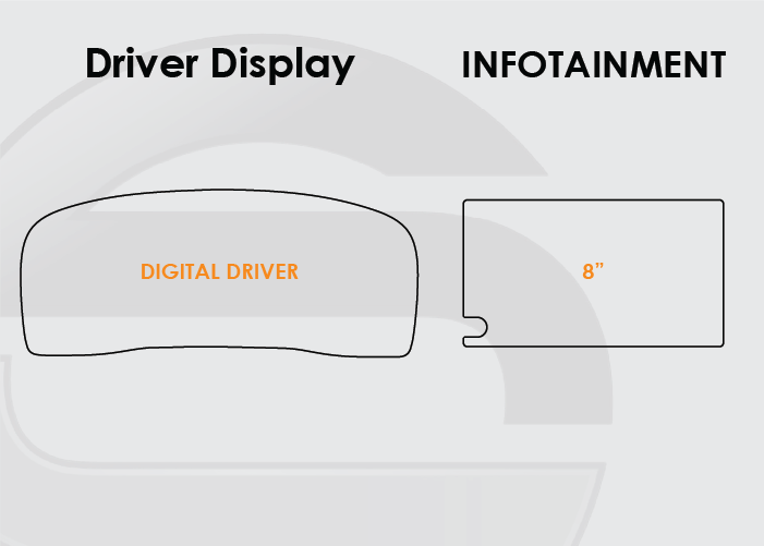 2025 Toyota Camry Screen ProTech Kit 12.3in Digital Driver Display 8in Infotainment. Guards your screens from scratches while cutting down on fingerprints and smudges.