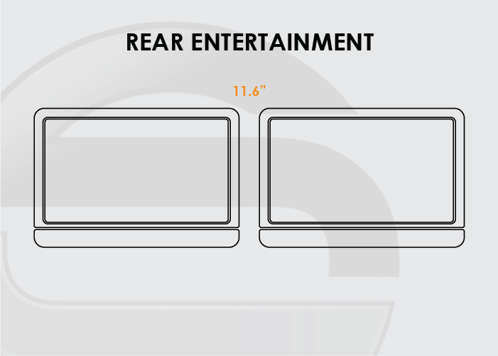 2016-2021 Toyota Land Cruiser Screen ProTech Kit Rear Entertainment Screens