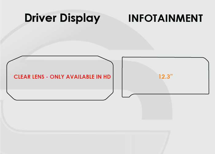 2024-2025 Toyota Land Cruiser Screen ProTech Kit Driver Display 12.3in Infotainment