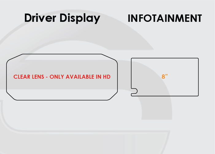 2024-2025 Toyota Land Cruiser Screen ProTech Kit Driver Display 8in Infotainment