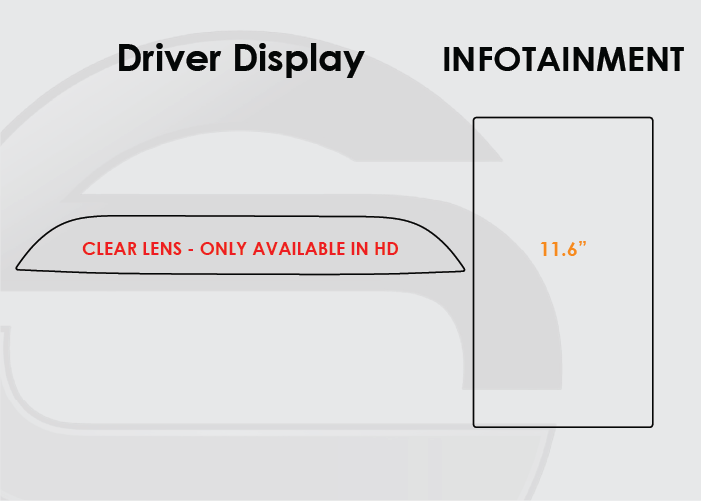 2020 -2022Toyota Prius Screen ProTech Kit Driver Display 11.6in Infotainment