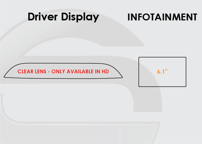 2020 -2022Toyota Prius Screen ProTech Kit Driver Display 6.1in Infotainment