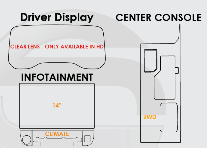 Toyota Sequoia Screen ProTech Kit