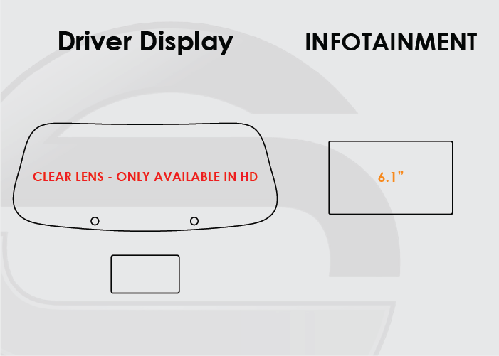 2015-2017 Toyota Sienna Screen ProTech Kit Driver Display 6.1in Infotainment