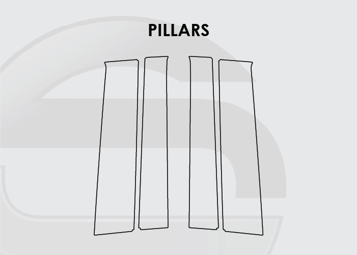 2014-2021 Toyota Tundra Screen ProTech Kit Pillars