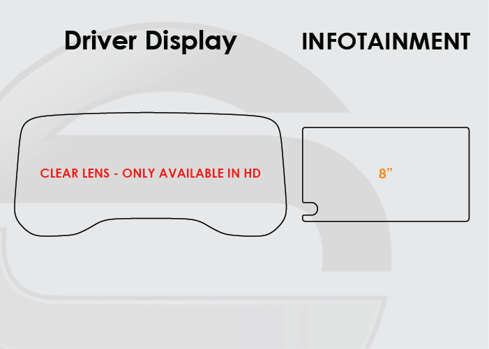 2022-2025 Toyota Tundra Screen ProTech Kit Driver Display 8in Infotainment