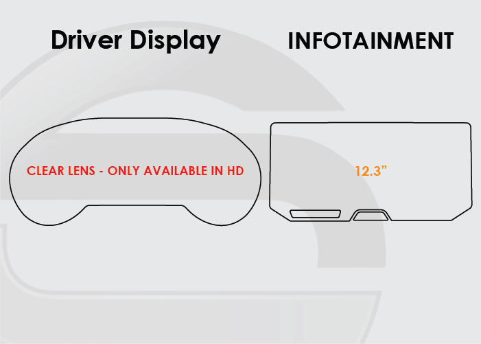 2023-2024 Toyota Venza Screen ProTech Kit Analog Driver Display 12.3in Infotainment