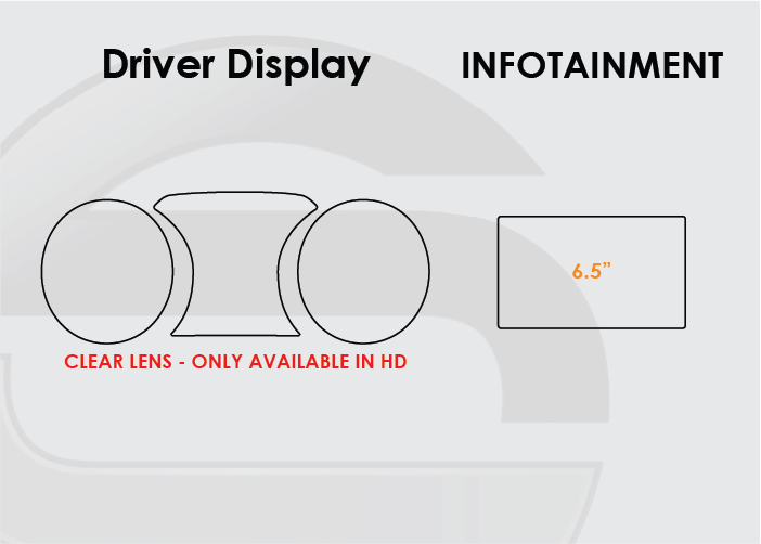 2015-2017 VW Golf Screen ProTech Kit Driver Display 6.5in Infotainment