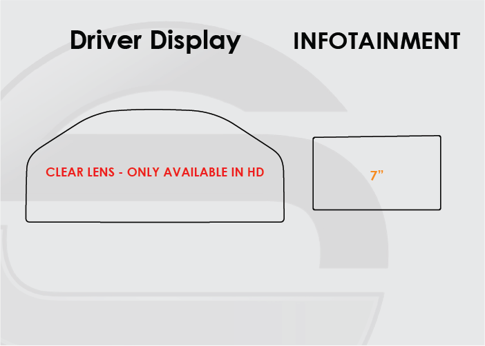 2015-2018 Volvo V60 Screen ProTech Kit Driver Display 7in Infotainment