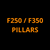 Ford F250 Window Pillar ProTech Kit
