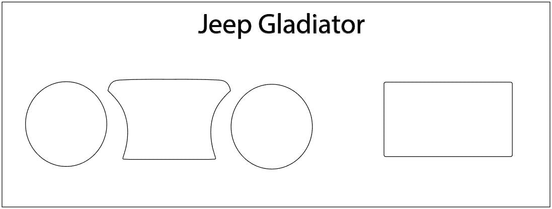 Jeep Gladiator Screen ProTech Kit