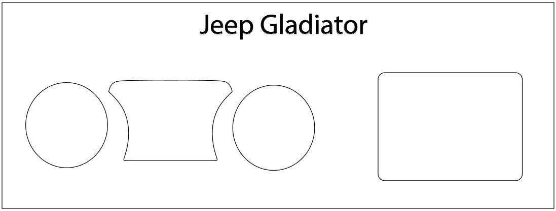 Jeep Gladiator Screen ProTech Kit