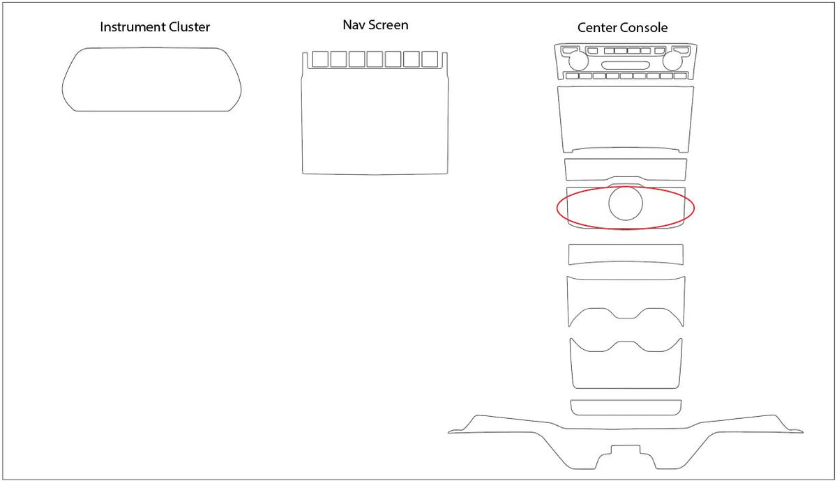 Jeep Grand Cherokee L Screen ProTech Kit