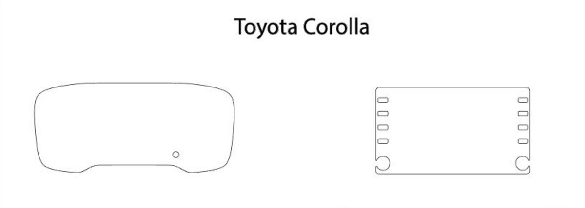Toyota Corolla Screen ProTech Kit